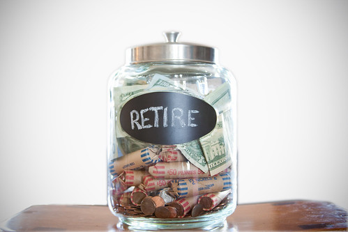 Retirement Jar full of money
